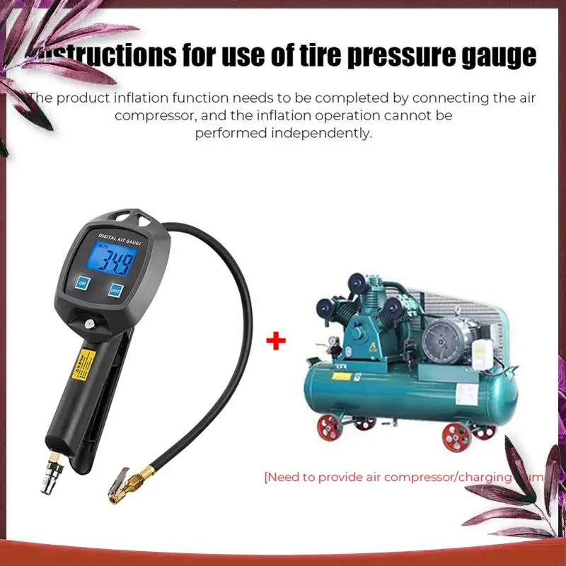 Tire Pressure Gauge Auto Accessories High-Precision Monitoring Inflation Universal Car Tire Manometro