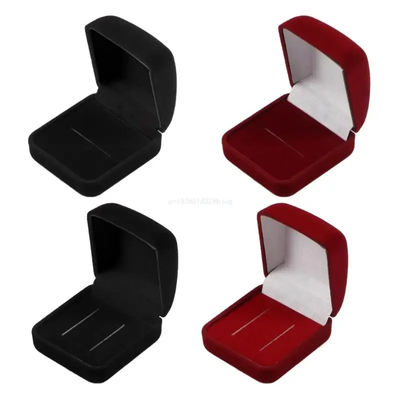 

Velvet Ring Display Box Wedding Ring Storage Cases Portable Jewelry Gift Box Dropship