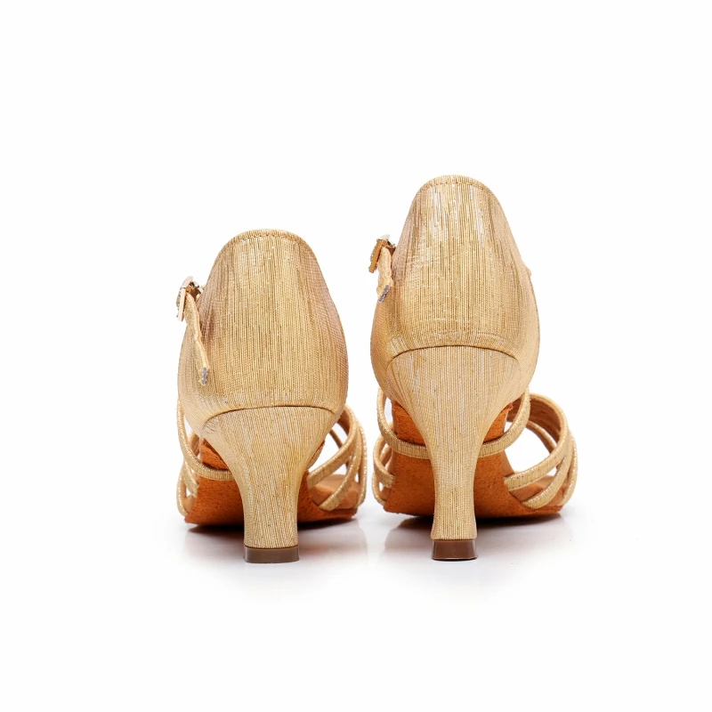 Women New Fashion Dance Shoes Girls High Heel Suede Latin Tango Ballroom Dance Shoes