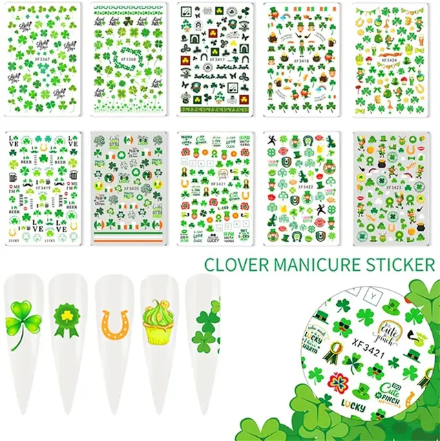 Lucky Charm Nail Decals