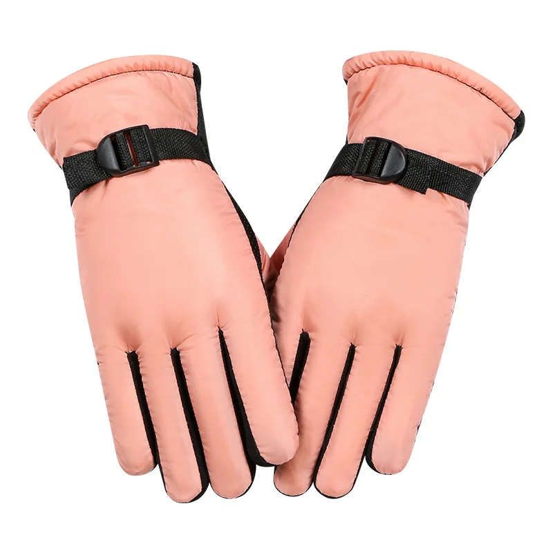 Gloves for Men Women Winter Warm Riding Cold Resistance Thickened Velvet Windproof Waterproof Motorcycle Skiing Cotton Gloves