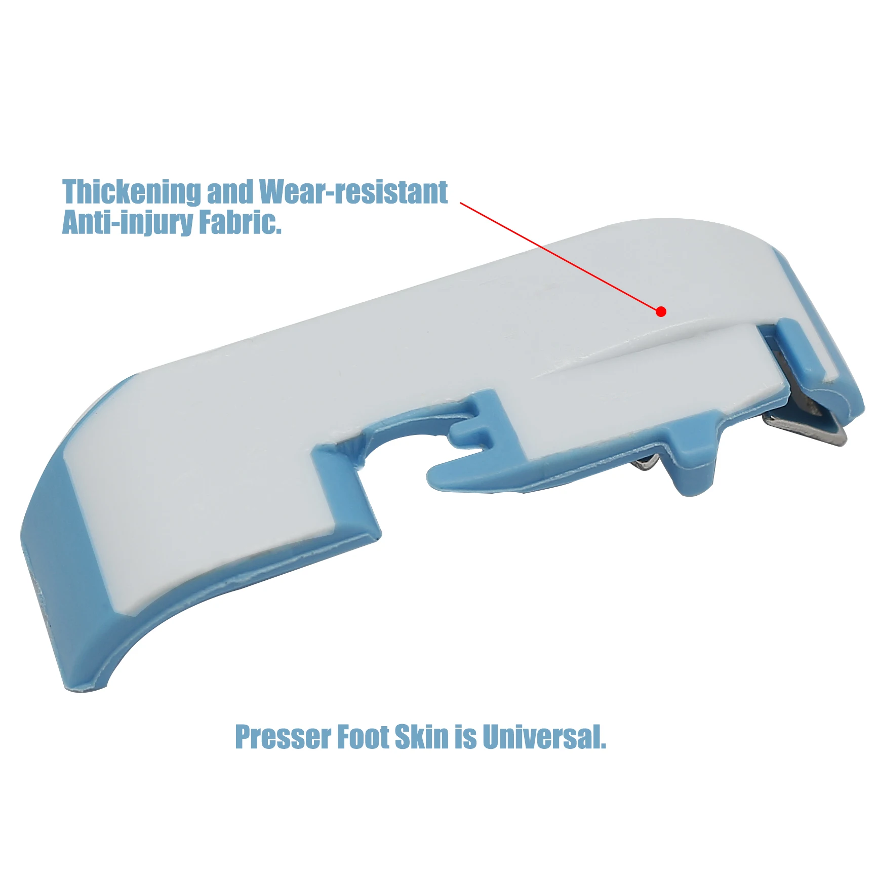 747,M700 산업용 4선 Serger/edging 기계용 범용 내마모성 어깨 스트랩 노루발 바닥 플레이트