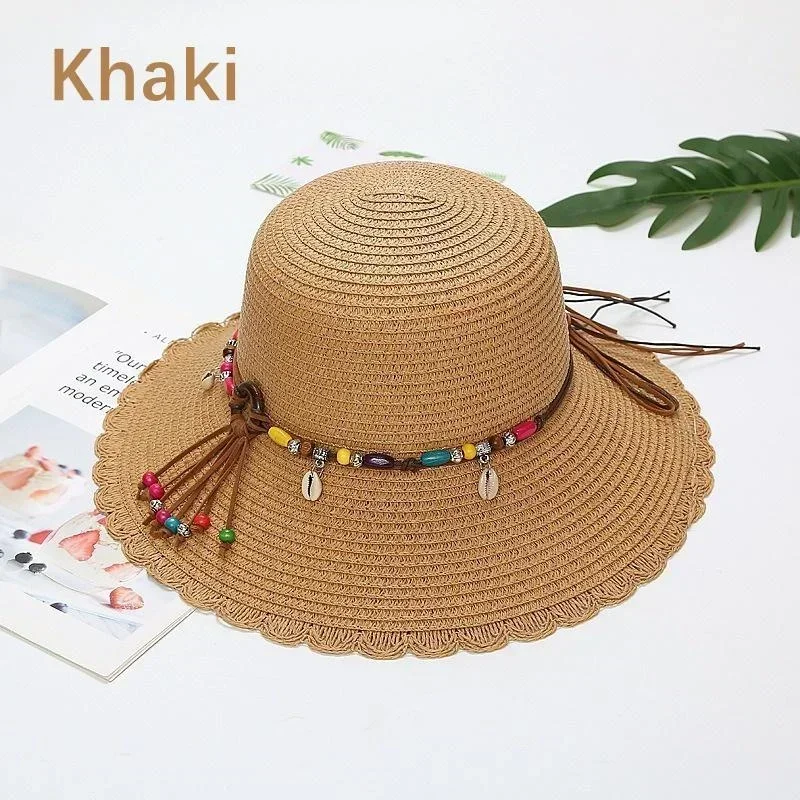Fashionable Korean Multiple Styles Version Little Daisy Embroidered Straw Hat Women Summer Foldable Fisherman's Hat Sun Hat