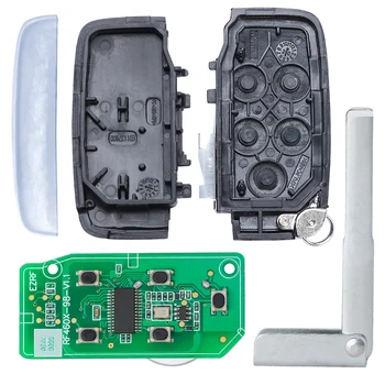 Keyforkess 315/ 433MHz kprops tf10a/LR078921 5 pulsanti Smart Remote Key Fob key per Land Rover LR2 LR4, per Range Rover Evoque /Sport - KEYECU 315 433MHz kprops tf10a LR078921 5 pulsanti Smart Remote Key Fob key per Land