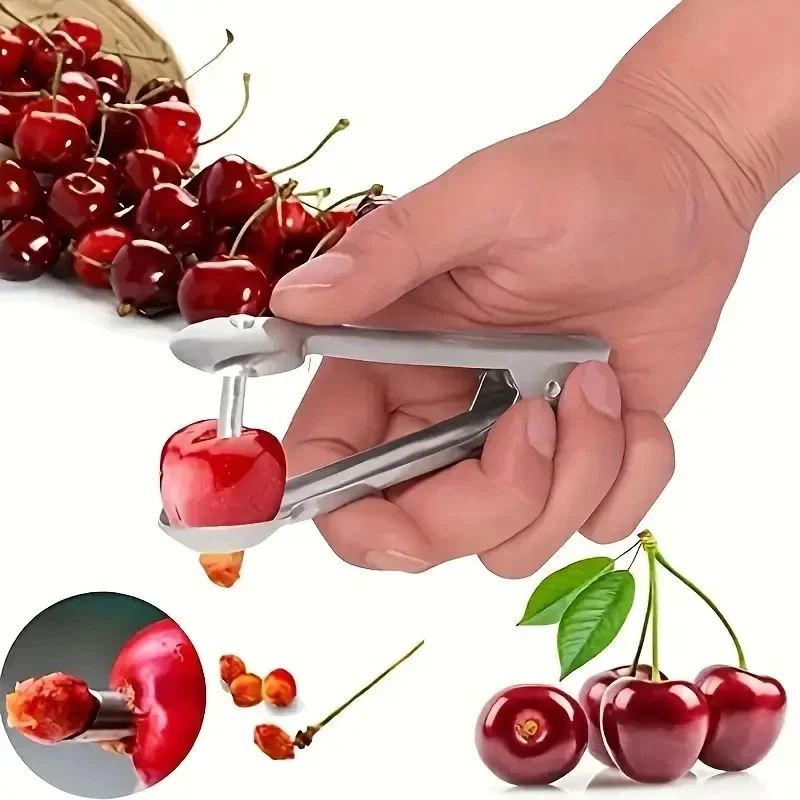 New Olive Cherry Pit Remover Cherry Core Seed Remover Pit Tool Seed Gadge Fruit and Vegetable Cherry Pitter Tool Kitchen Gadget