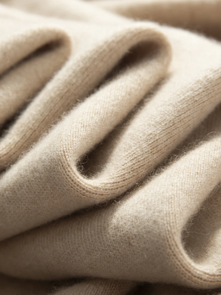 Women's Pure Cashmere Long Skirt - Color Detail