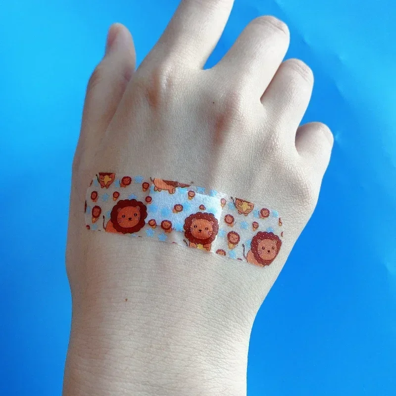 120pcs/lot Kawaii Cartoon Animal Pattern Waterproof Band Aid Hemostasis Adhesive Baby Bandages Wound Plaster Baby Accessories 5