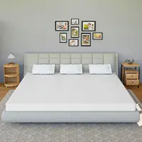 5 H King Size Mattress, Gel Memory Foam King Mattress, Pressure Relieving, Cooling Gel Foam, King Mattress In A Box, 1