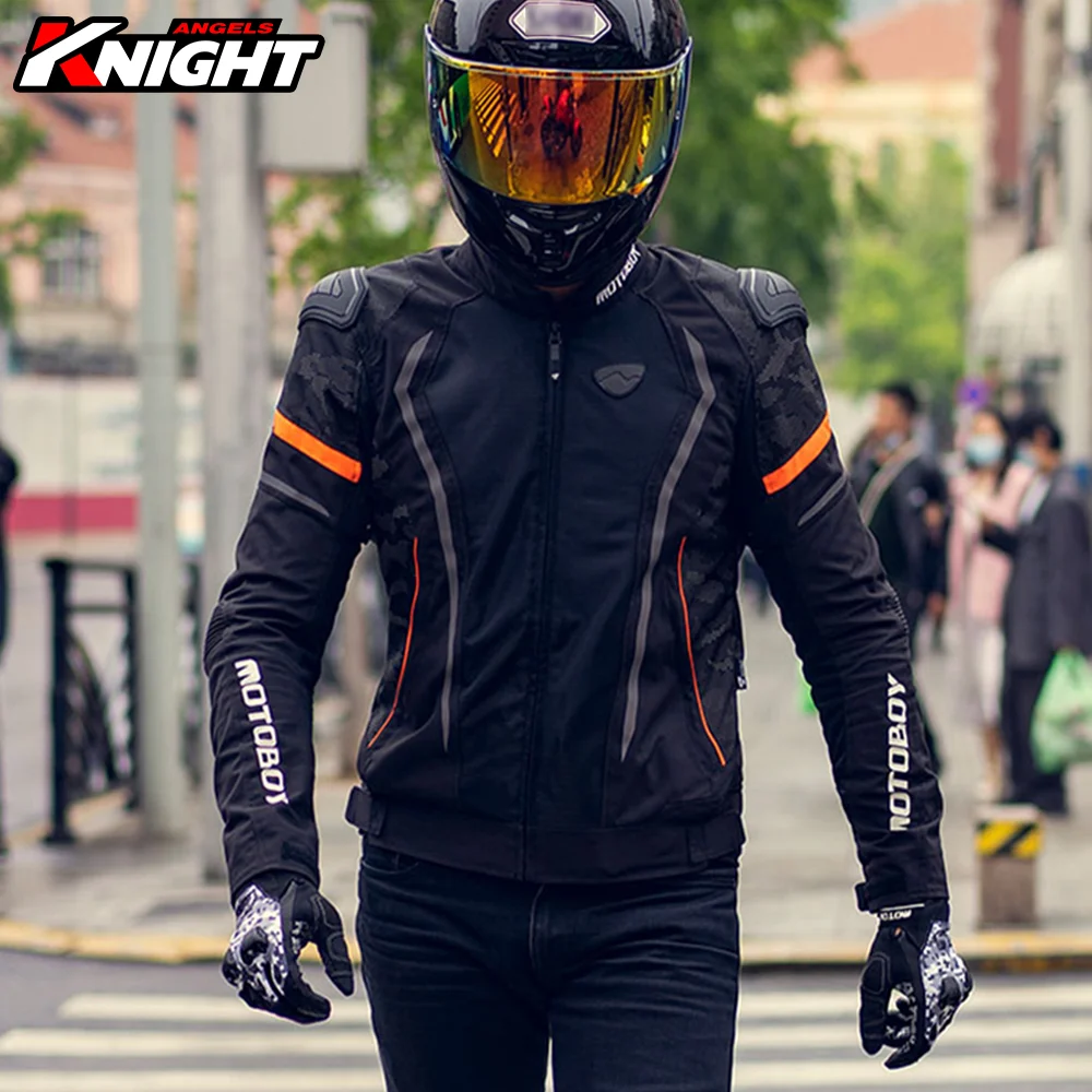 Chaqueta de Moto de verano para hombre, chaqueta de carreras de malla  transpirable, protección con certificación CE, ropa anticaída para  Motocross - AliExpress