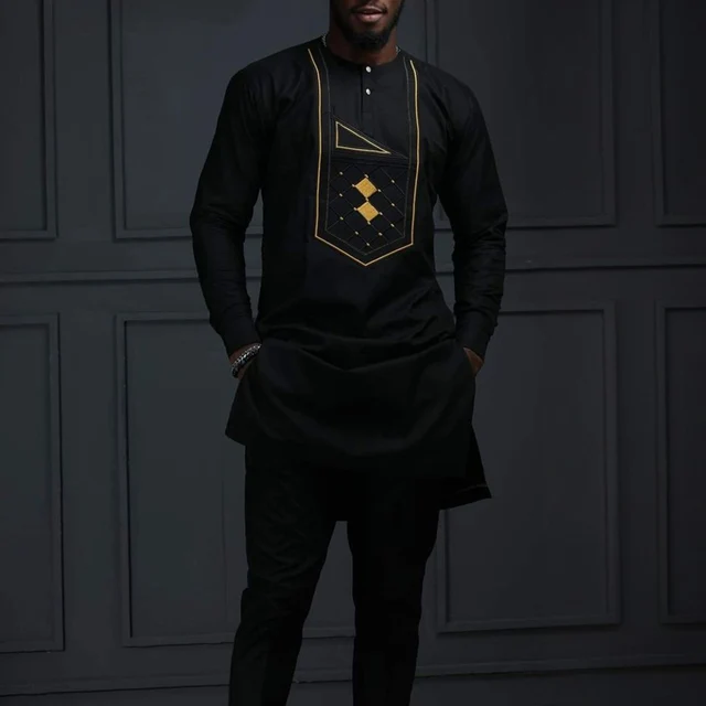 Seyi Embroidered Dashiki Outfit