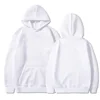 White Hoodies Men Women Autumn Long Sleeve Pullover Tops Unisex Casual Pocket Hoodies Unisex Outer Loose Sport Wear 3