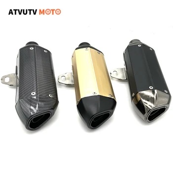 รถจักรยานยนต์ท่อไอเสีย28มม. อเนกประสงค์, ระบบเก็บเสียงสำหรับมอเตอร์ไซค์วิบาก125cc 150cc รถมอเตอร์ไซด์สกูตเตอร์ ATV 1