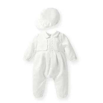 Baby Boy Thanksgiving Romper Set 1