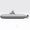 In Stock Submarine 1/72 75cm RC Submarine SLA Resin Assembly Kit German Type 212 Submarine Model 4