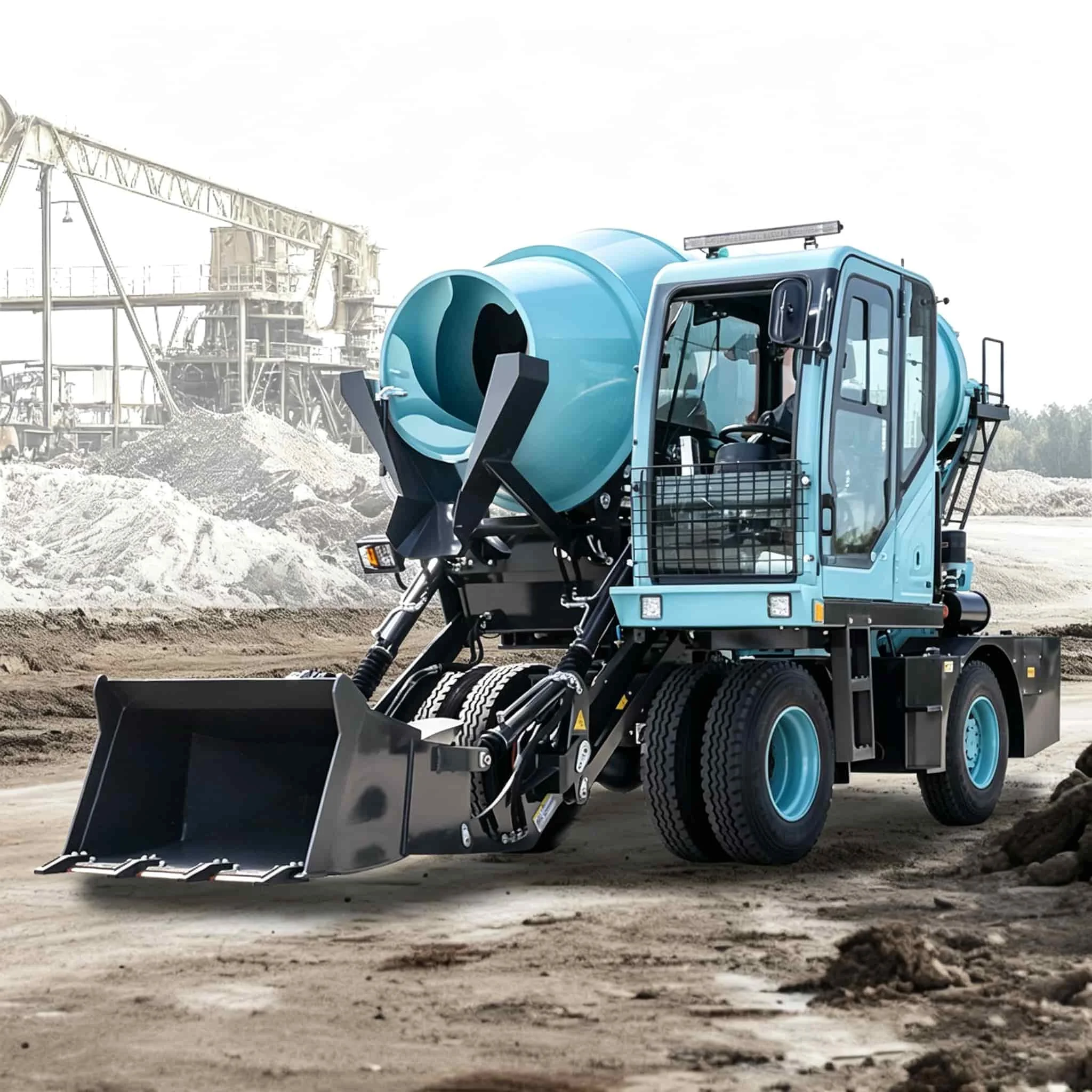 SZJ35 Maßgefertigter Selbstladender Betonmischer-LKW Euro 5 EPA-Zertifiziert Chinesische Herstellung Niedriger Preis Kostenloser Versand