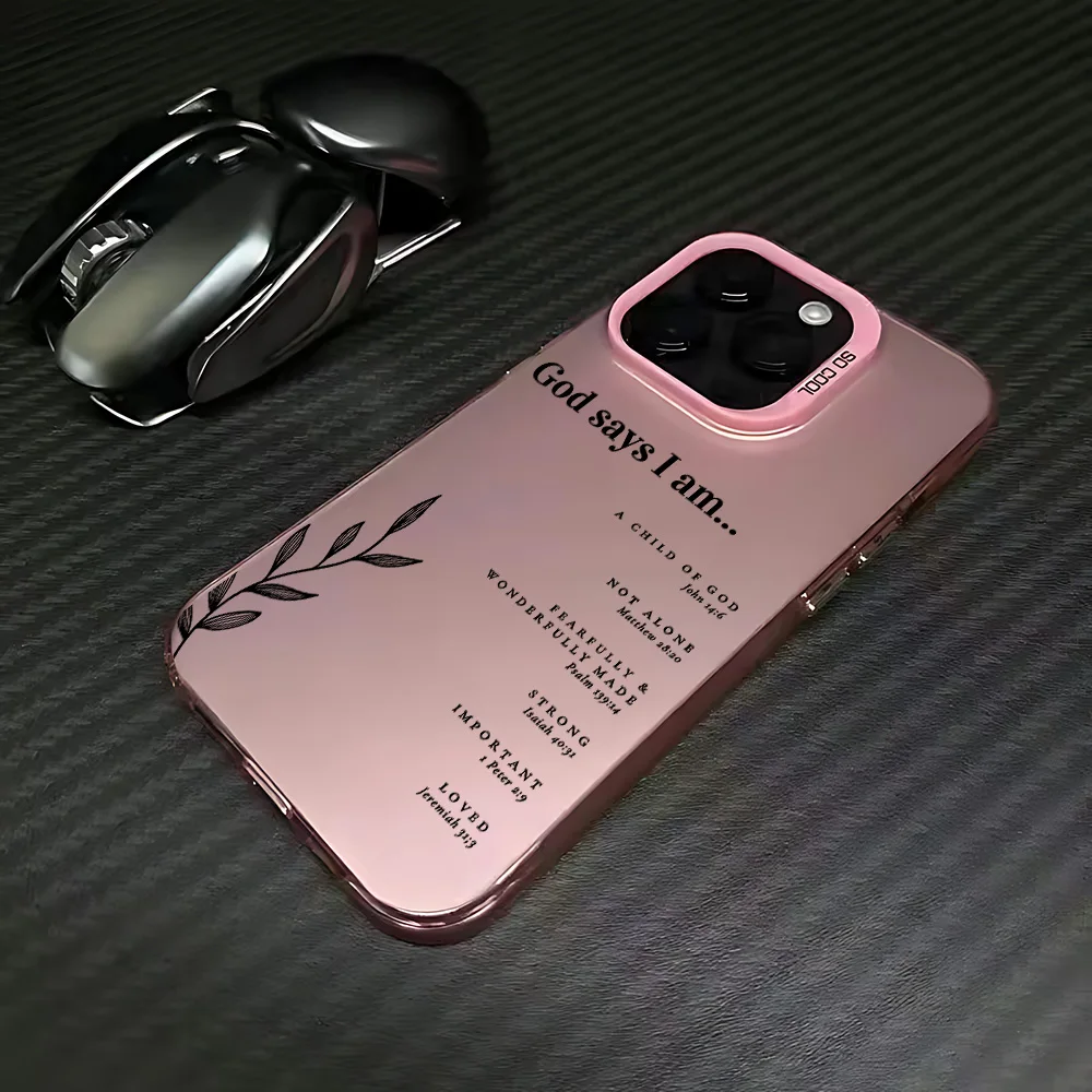 Inspirational Bible Verse Christian Affirmations Phone Case - Matte Finish
