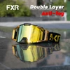 FXR Motorcycle Glasses Double Layer Anti Fog Lens Motocross Goggles Dirt Bike ATV Ski Goggles Moto Outdoor Cycling Sunglasses 1