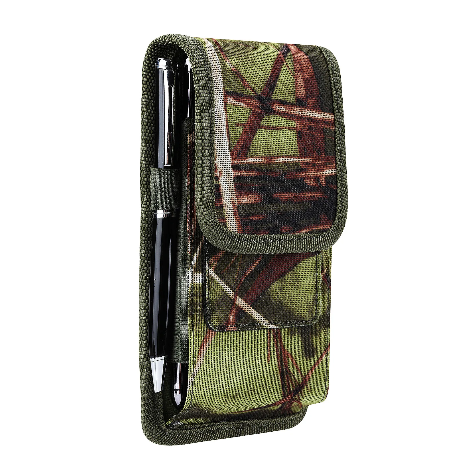 

For Samsung Z Fold 3 5G Oxford Cloth Flip Case Phone Pouch For Galaxy Z Fold3 5G W22 Belt Clip Waist Bag Shockproof Phone Cover