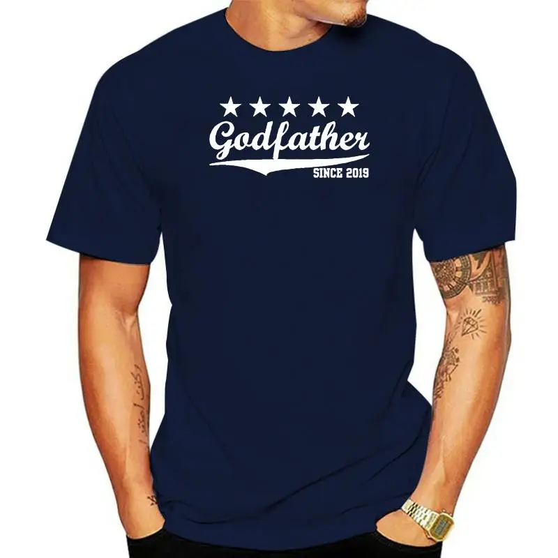 

Godfather Since T Shirt Men&#39s T-Shirt Gifts For New Godfather Tee Shirt