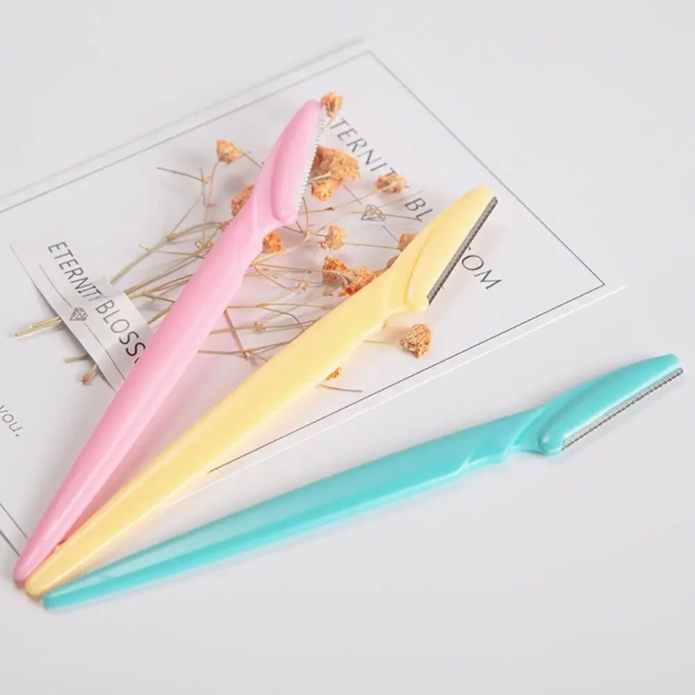 3pcs Eyebrow Trimmer Eyebrow Razor Shaver Blade Eye Brow Shaper Facial Hair Remover Face Razor for Women Beauty Makeup Tools eyebrow trimmer set eyebrow trimmer eyebrow razor set eyebrow razor eyebrow trimmer blade