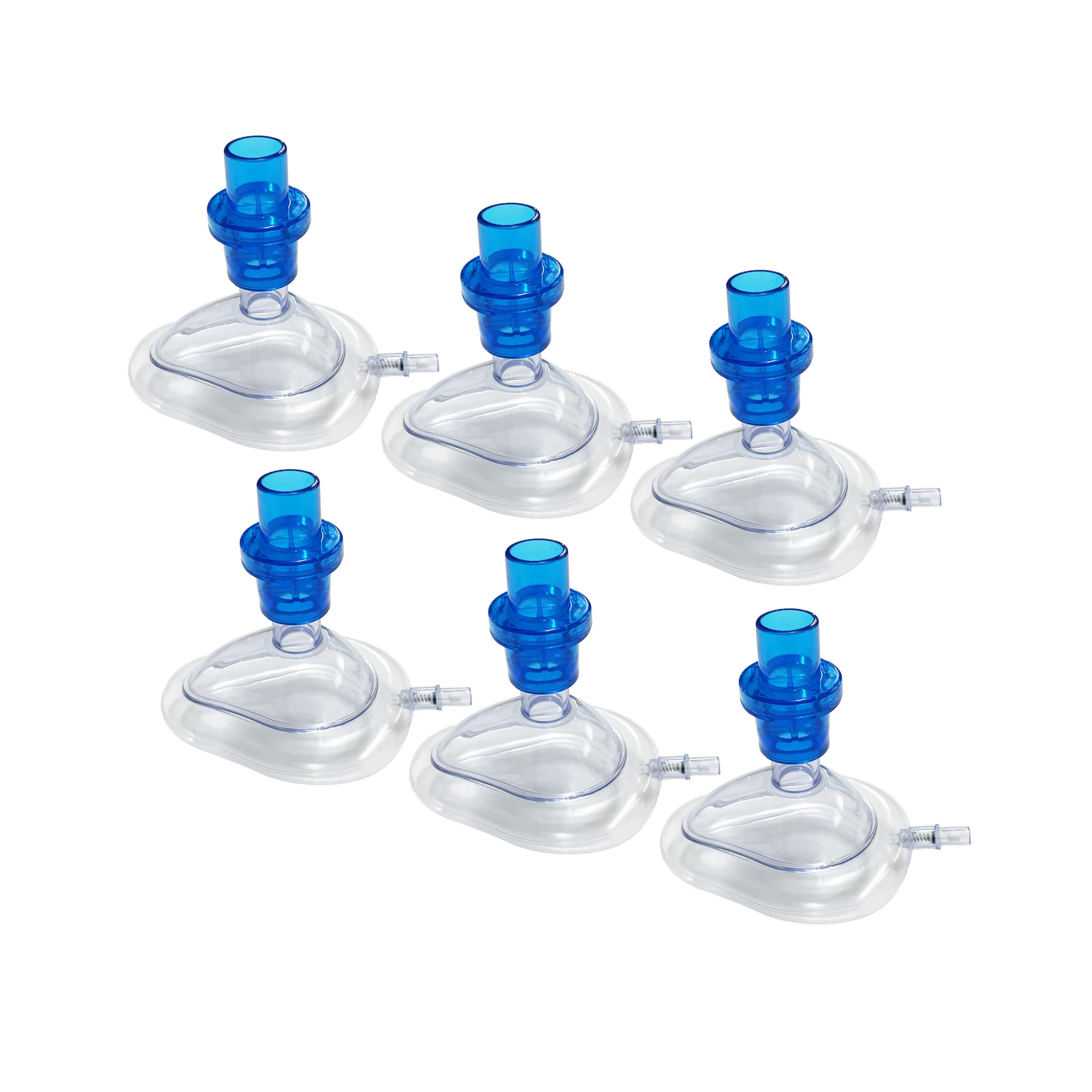 6 Sets/pack Infant Cpr Training Masks With One Way Training Valves