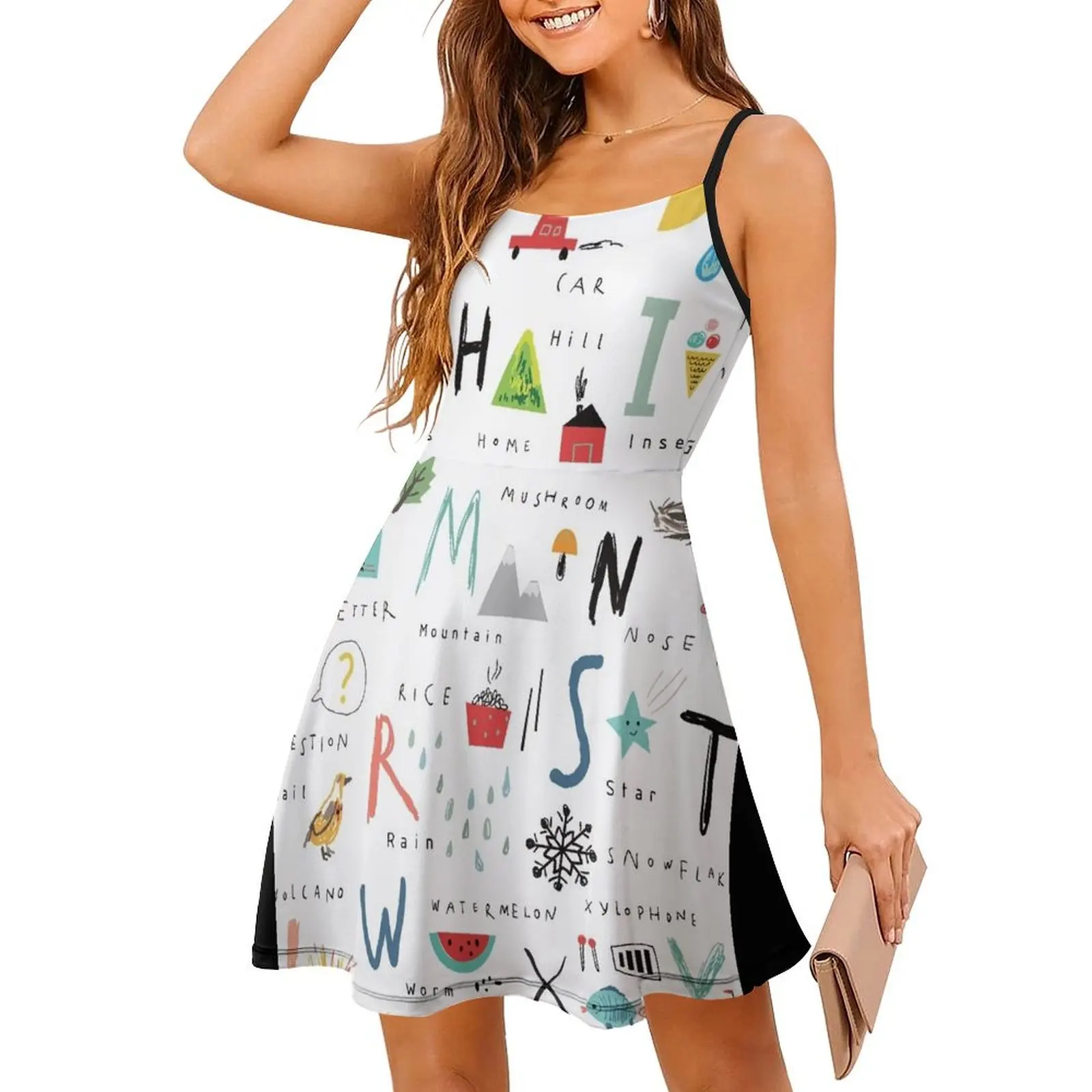 

ABC Sling Dress dress women summer Dresses Clothing Bride dresses