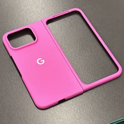 Ultra - Thin Matte Hard PC Flip Phone Case - Full Protective Bumper Cover for Pixel 10Pro Fold (Pink)