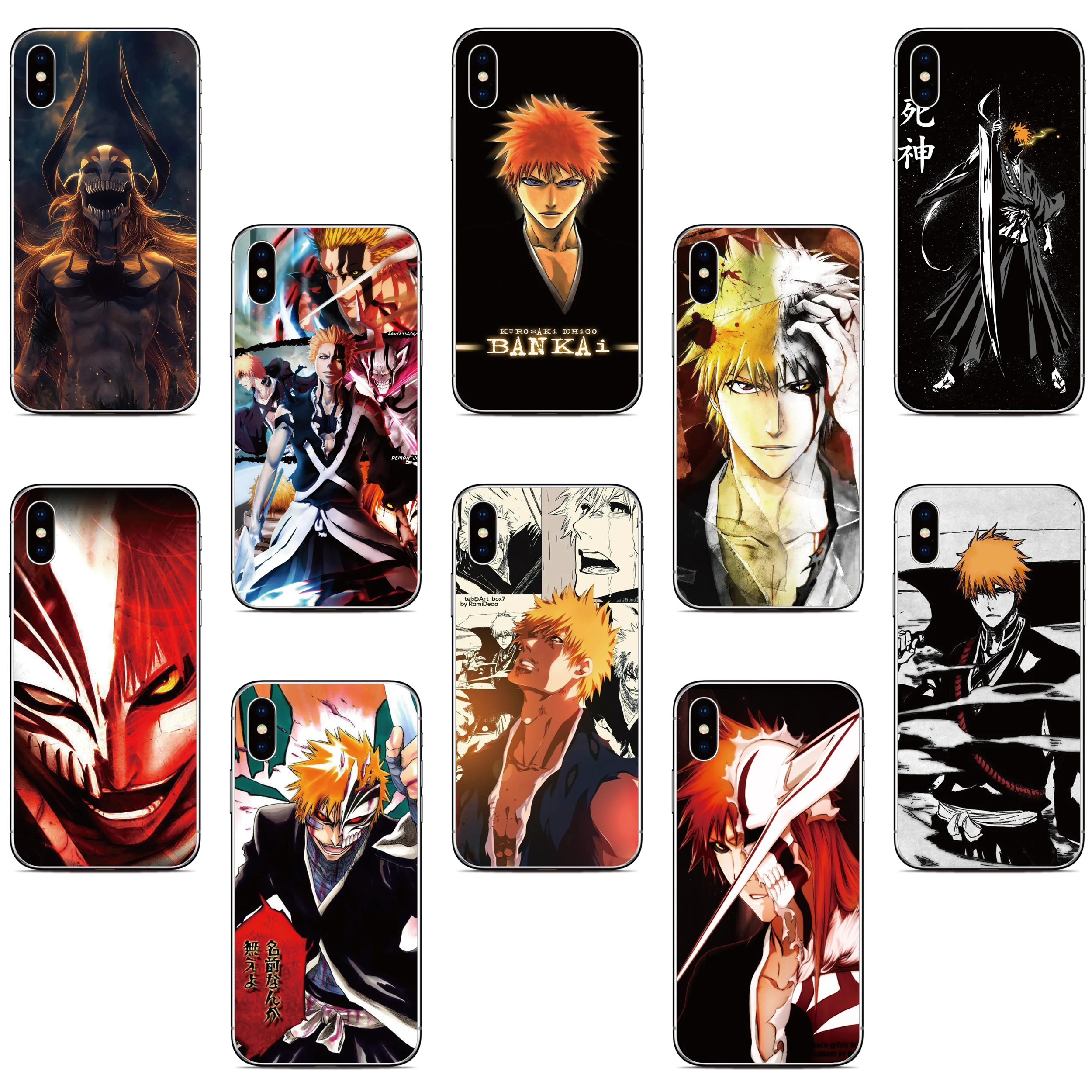 Manga Bleach Cover Per Bq 6040L 6630L Aquaris X2 X Pro U U2 Lite V X5 C Vsmart Star 5 Live 4 Active 3 Joy 1 Plus Custodia Per Telefono