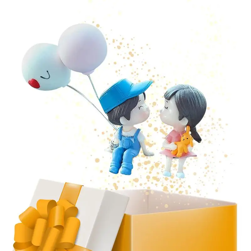 

Couple Figure Car Interior Ornament Couple Cute Ornaments Dashboard Decor Couple Doll Figure Figurines Auto Interior Dashboard