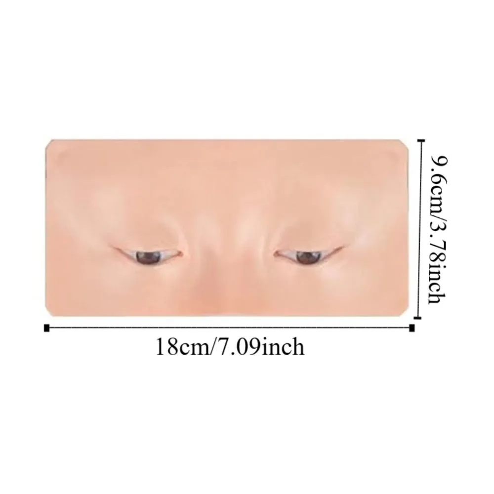 실리콘 소재 메이크업 연습 보드 재사용 가능 3D 리얼 모델 눈썹 문신 연습용 피부 전문가급 품질