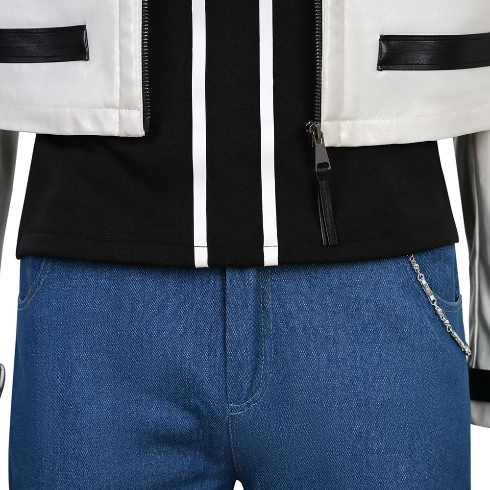 The King of Fighters-Inspired Kyo Kusanagi Martial Arts Uniform Cosplay Costume for Men
