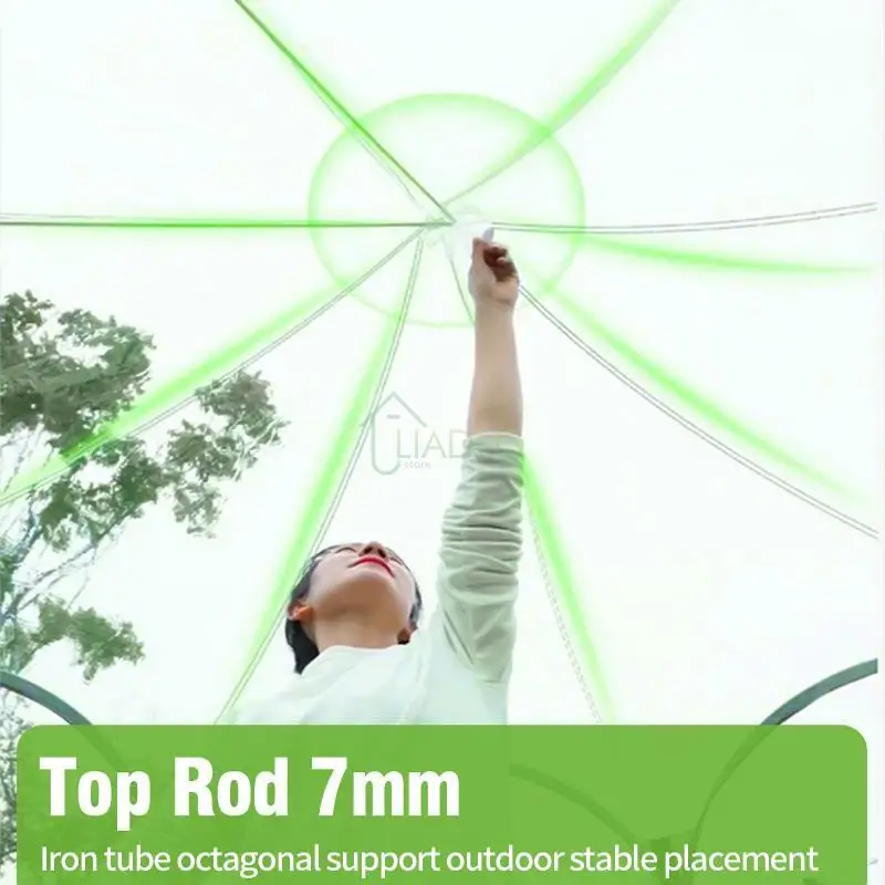 Camping Star Transparent Folding 4-8 Person Portable Spherical Outdoor Thickening Rain/Windproof Quick Opening Tent