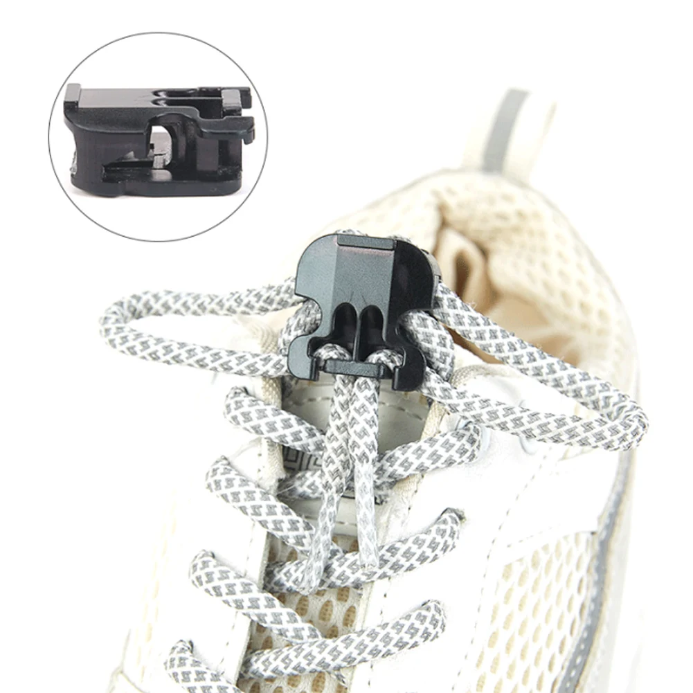 

2Pcs Fast Lace Up Button Lock Buckle For Men Women Kids Sneaker Lace Lock Quick No Tie Shoelace Locks Shoe Accessories