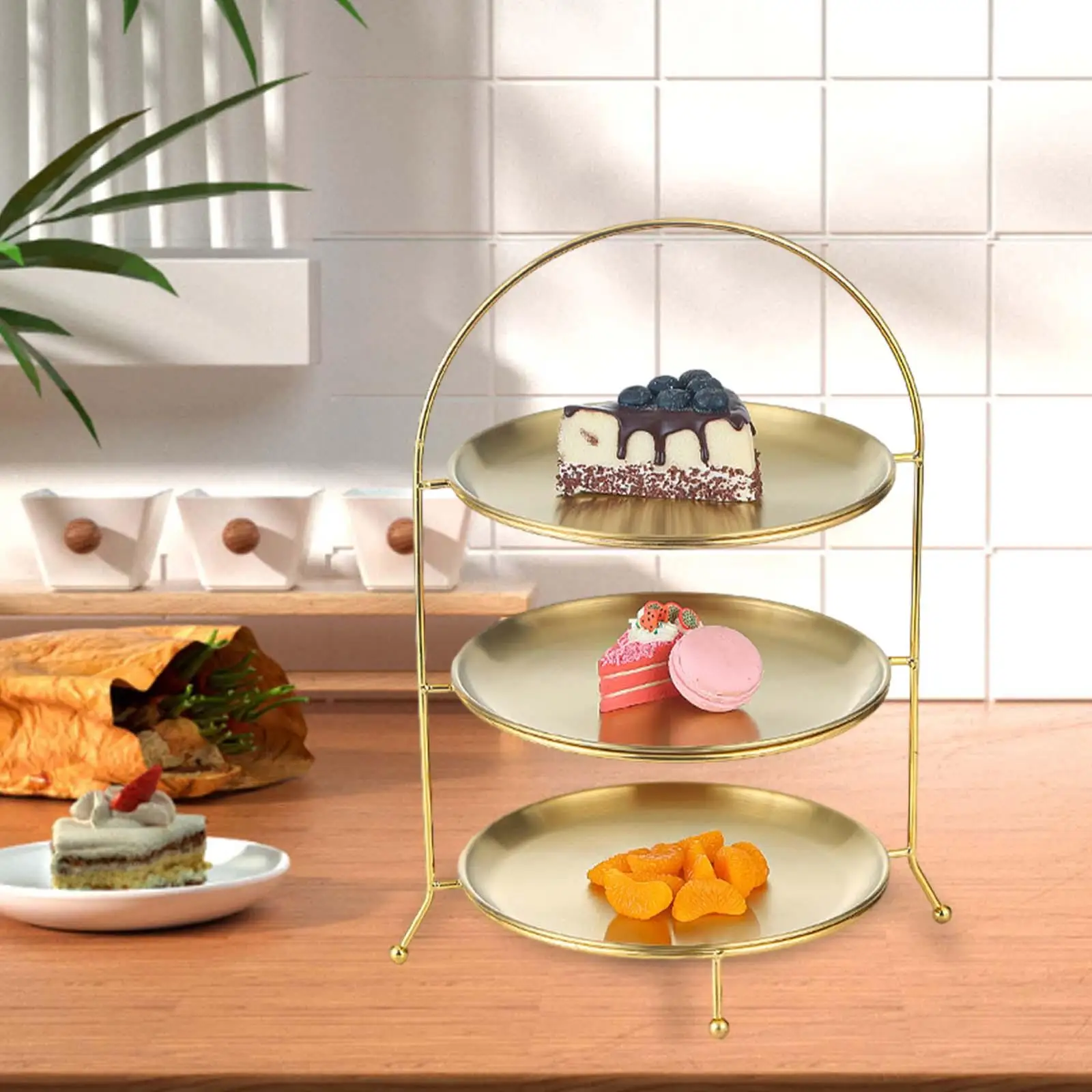 Cupcake Stand Candy Display Snack Display Tiered Fruit Rack Dessert Table