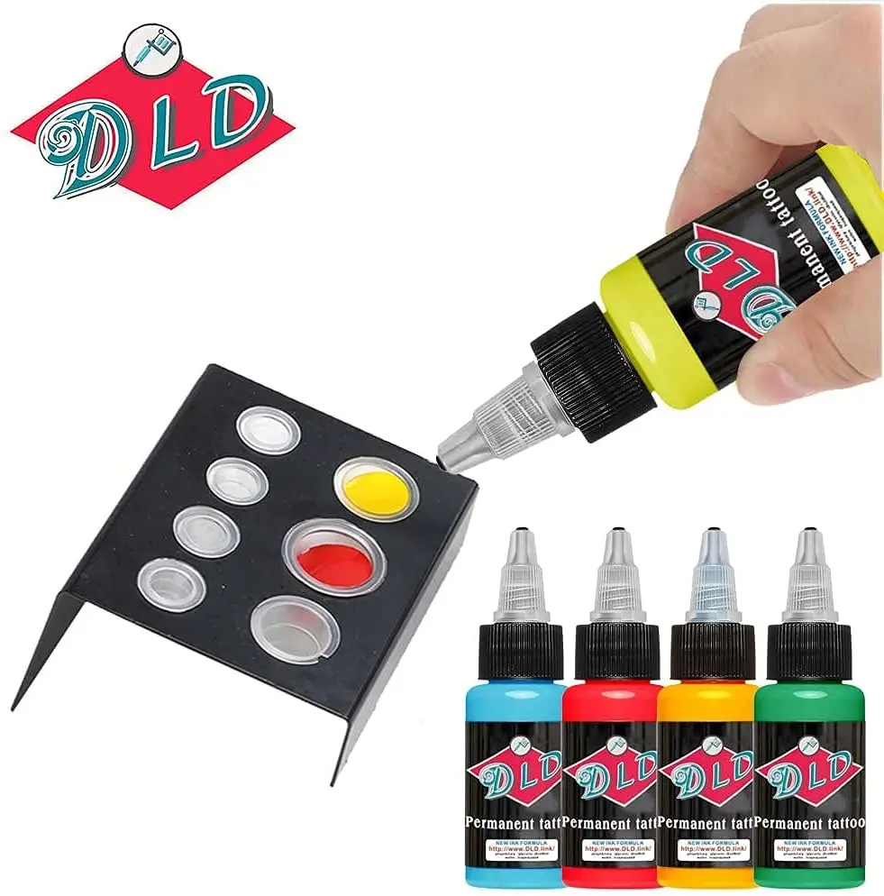 14Pcs Tattoo Ink 14 Colors Set 1 oz 30ml/Bottle Tattoo Inks Pigment Kit for  3D Makeup Beauty Skin Body Art