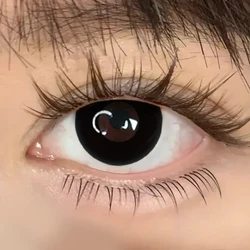 VISUASHOW Magical Pop Purple/Pink Cosplay Contact Lenses for Party and Halloween Eye Makeup (Black Out)
