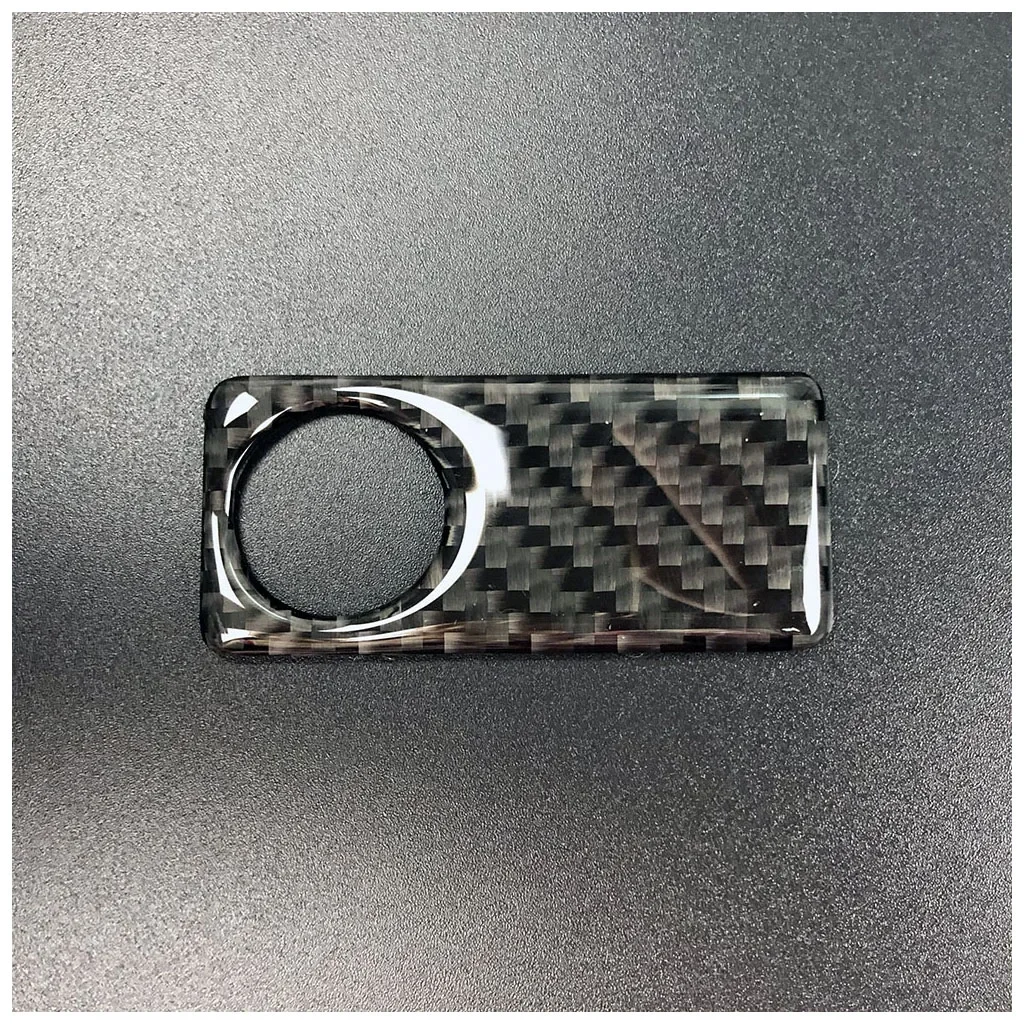 Carbon Fiber Copilot Glove Box Panel Cover Trim For Mercedes Benz C class W204 200 260 300 2007-2014 Car Interior Accessories