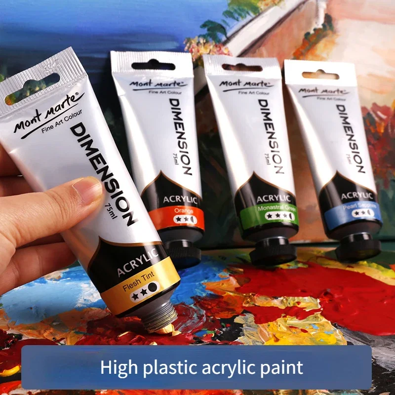 48Colors75mlHighPlasticAcrylicPaintStudentStudioSpecialHandpaintedCreationGraffiti
