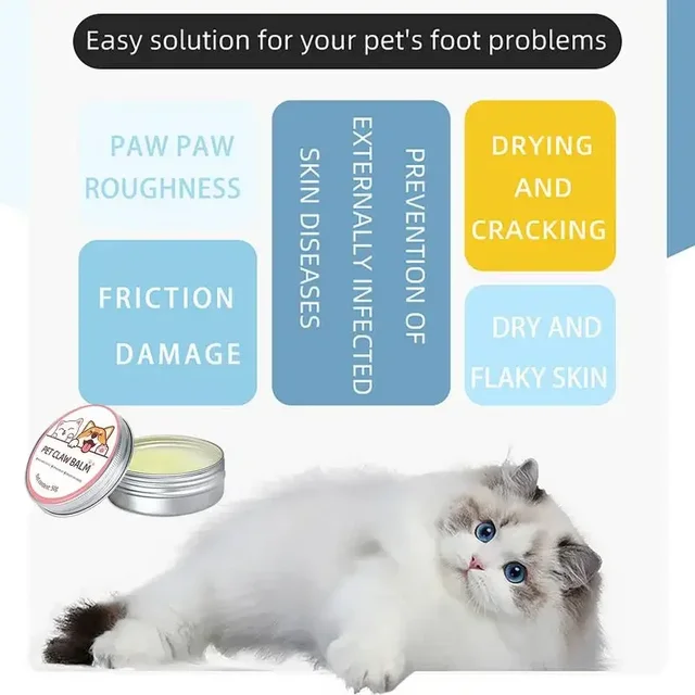 Paw & Nose Balm 50g – Protective Moisturizer for Cats & Dogs 4