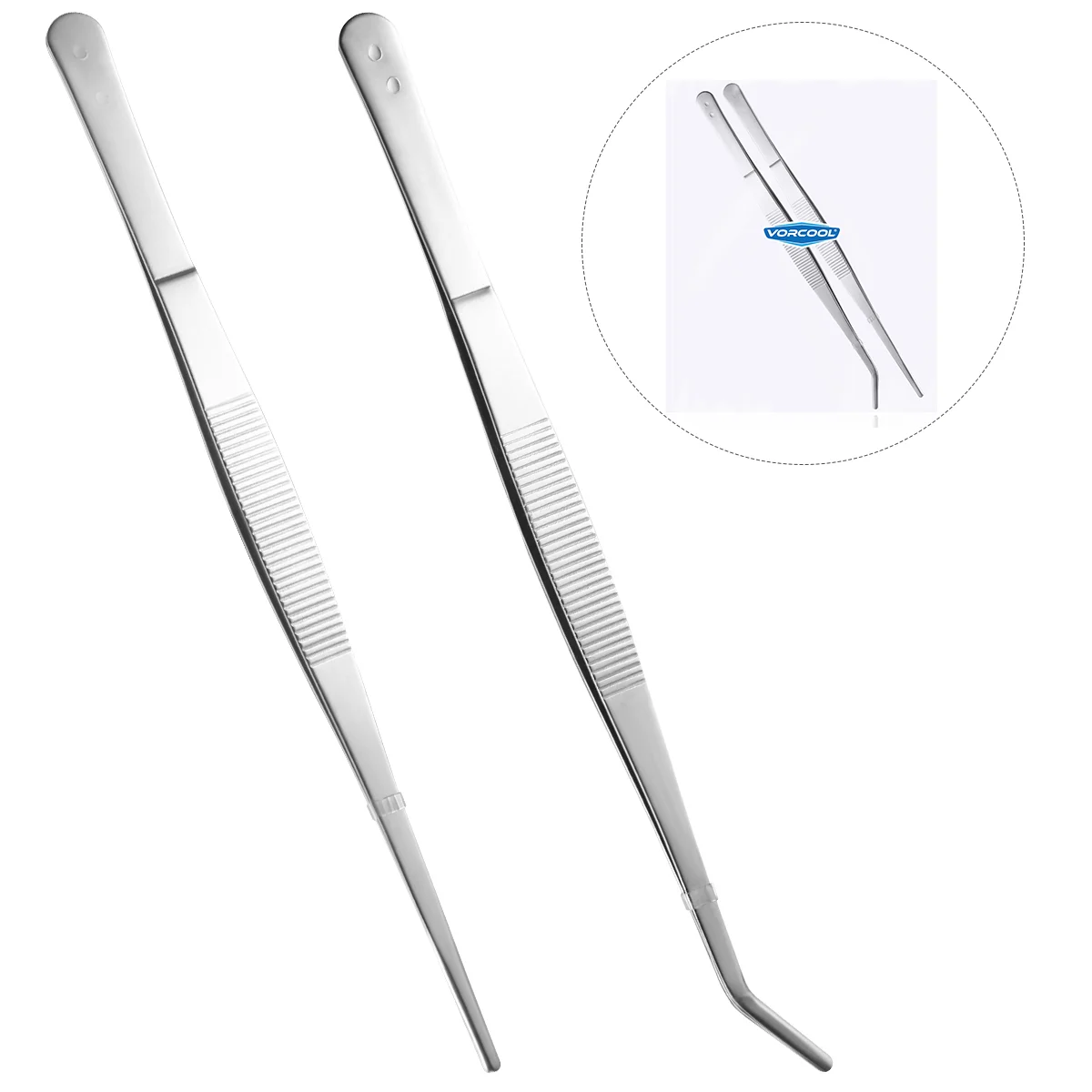 Tweezers Stainless Steel Straight And Curved Nippers Tweezers Feeding Tongs For Reptile Snakes Lizards Spider tweezer tool