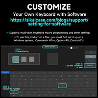 RGB 3 Keys Macro Programming Mini Keyboard for Photoshop Gaming Hotswap Programming Keypad Copy Paste Mini Button Macropad - Image 3
