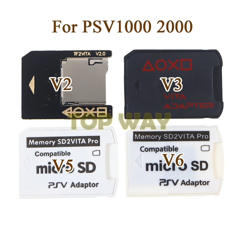 1PC Version SD2VITA For PS Vita 1000 Memory TF Card for PSVita PSV