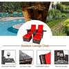 5PCS Outdoor Wicker Chaise Lounge Chair - Rattan Adjustable Reclining Patio Lounge Chair with Ottoman and Coffee Table 5
