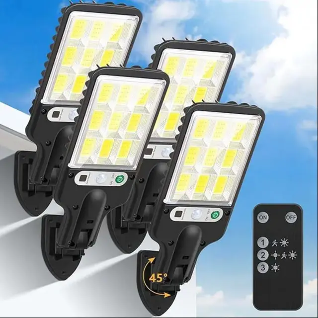 Solar Motion Sensor Wall Lights 1