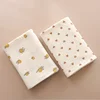 100x100CM Newborn Baby Cotton Blanket Summer Bedding Babies Stuff Throw Blanket Muslin Squares Receiving Blanket 3