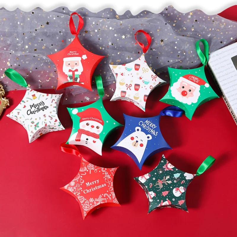 

Подарочная коробка для конфет с надписью "Merry Christmas"