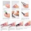 MTSSII 20pcs/set Nail Polish Gel With Base Top Coat Spring Summer Purple Color Party Wedding Decor Soak Off Nail Art Gel Varnish 6