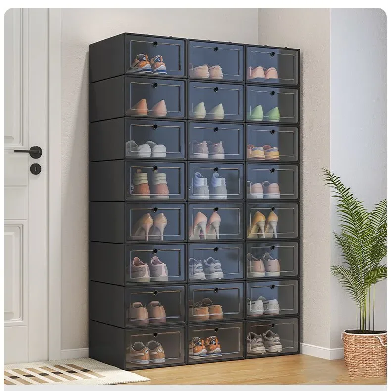 

Books Multifunctional Simple Plastic Box Sundry Snacks Household 6pcs/set Shoes Storage For Room Living Shoe