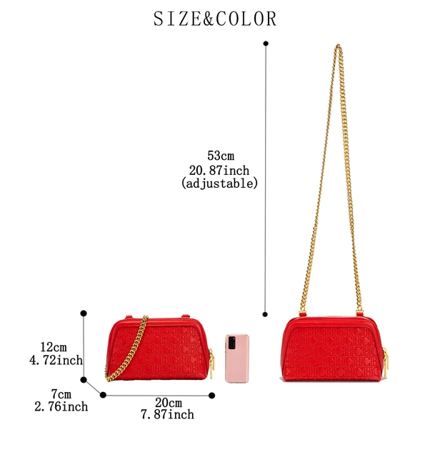 CH Premium Fashion Women's Shoulder Bag Letters Print Design