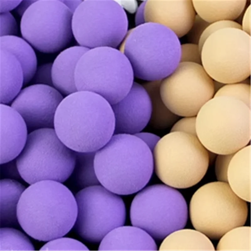 50pcs 10 Colors 25mm Colorful EVA Foam Soft Sponge Balls For Children Practice